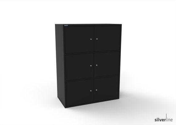 M:Line Six Personal Lockers with digital kitlock