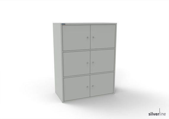 M:Line Six Personal Lockers with digital kitlock