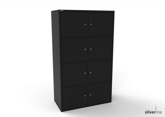 M:Line Eight Personal Lockers with digital kitlock