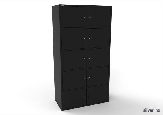 M:Line Ten Personal Lockers with digital kitlock
