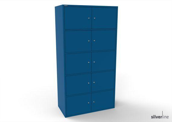 M:Line Ten Personal Lockers with digital kitlock