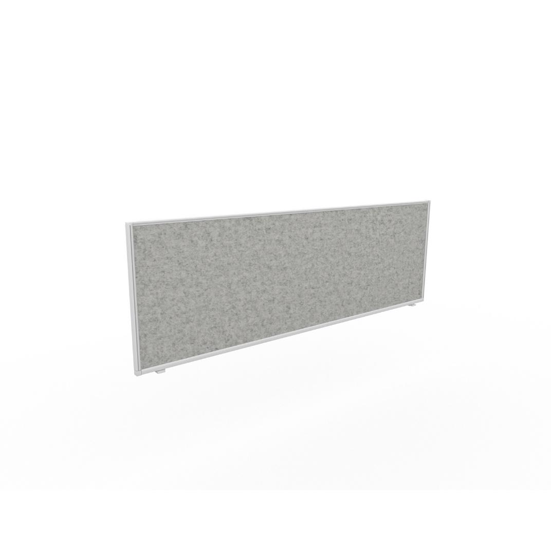 USTHA0620 Universal Desktop Screen with Single Tool Rail for Back to Back Height Adjustable Desks