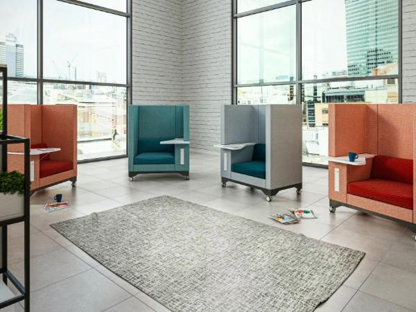 EM1-W-RH - Element Lite, One Seat High Back Sofa With Legs