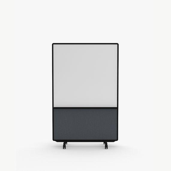 AW2012FD Adapt Wall with Drywipe Upper Panels and Fabric Lower Panels