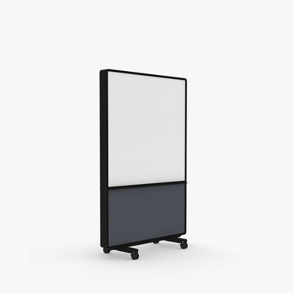 AW2012FD Adapt Wall with Drywipe Upper Panels and Fabric Lower Panels