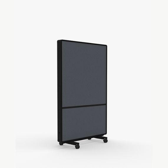 AW2012FFM Adapt Wall Media with Fabric Upper Panels and Fabric Lower Panels