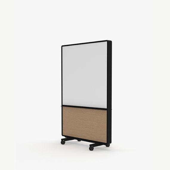 AW2012MMD Adapt Wall with Magnetic Drywipe Upper Panels and MFC Lower Panels