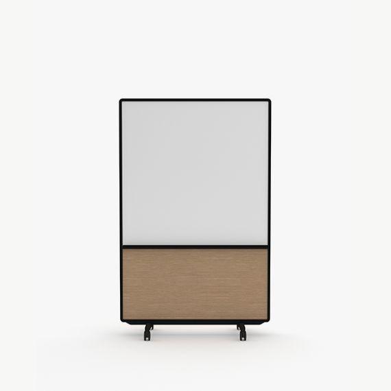 AW2012MMD Adapt Wall with Magnetic Drywipe Upper Panels and MFC Lower Panels