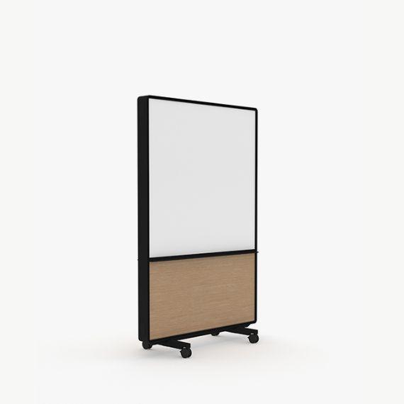 AW2012MMD Adapt Wall with Magnetic Drywipe Upper Panels and MFC Lower Panels