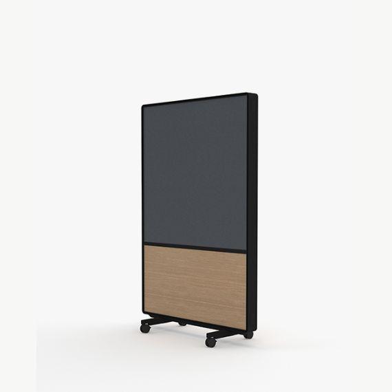 AW2012MF Adapt Wall with Fabric Upper Panels and MFC Lower Panels