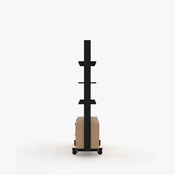 AW2012SH3DW4 Adapt Wall 3 Shelf Unit and Sliding Door Unit
