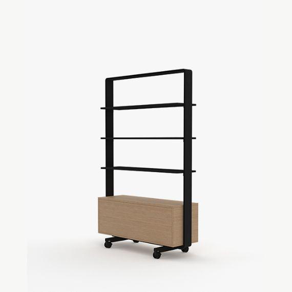 AW2012CHSL Adapt Wall 3 Shelf Unit and 4 Drawer Storage Unit