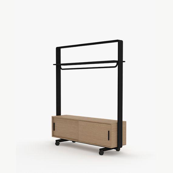 AW2016CHSL Adapt Wall 3 Shelf Unit and 4 Drawer Storage Unit