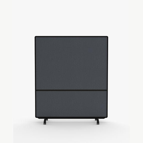 AW2016FFMD Adapt Wall with Fabric and Magnetic Drywipe Upper Panels and Fabric Lower Panels