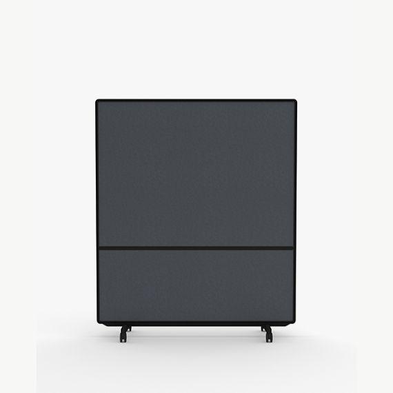 AW2016FFM Adapt Wall Media with Fabric Upper Panels and Fabric Lower Panels