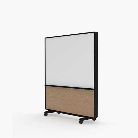 AW2016MMD Adapt Wall with Magnetic Drywipe Upper Panels and MFC Lower Panels