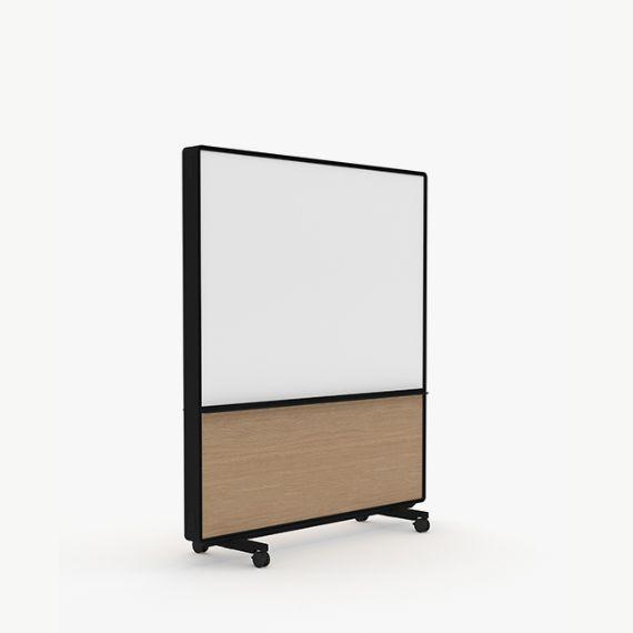 AM2016MD Adapt Wall with Drywipe Upper Panels and MFC Lower Panels