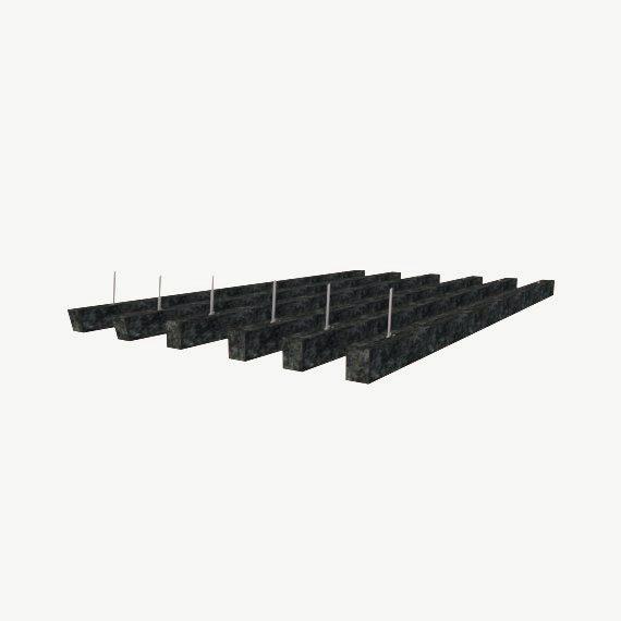 BREB240-20 Boxy Baffle 200mm drop with alu channel