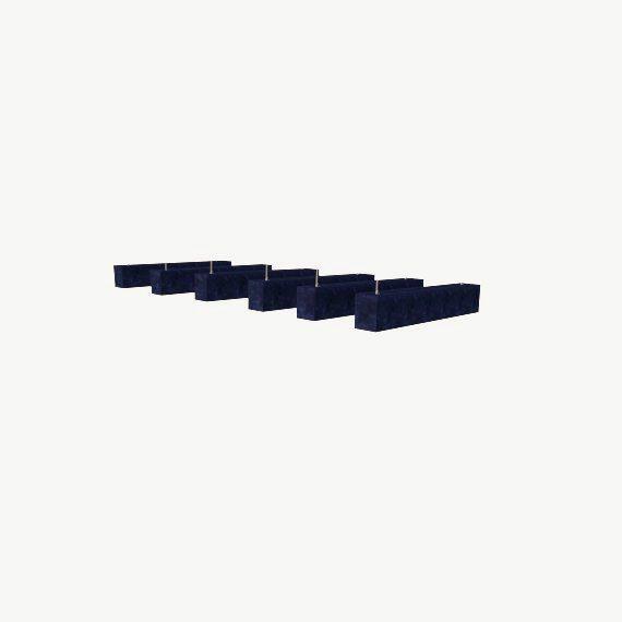 BREB60-10 Boxy Baffle 100mm drop with alu channel
