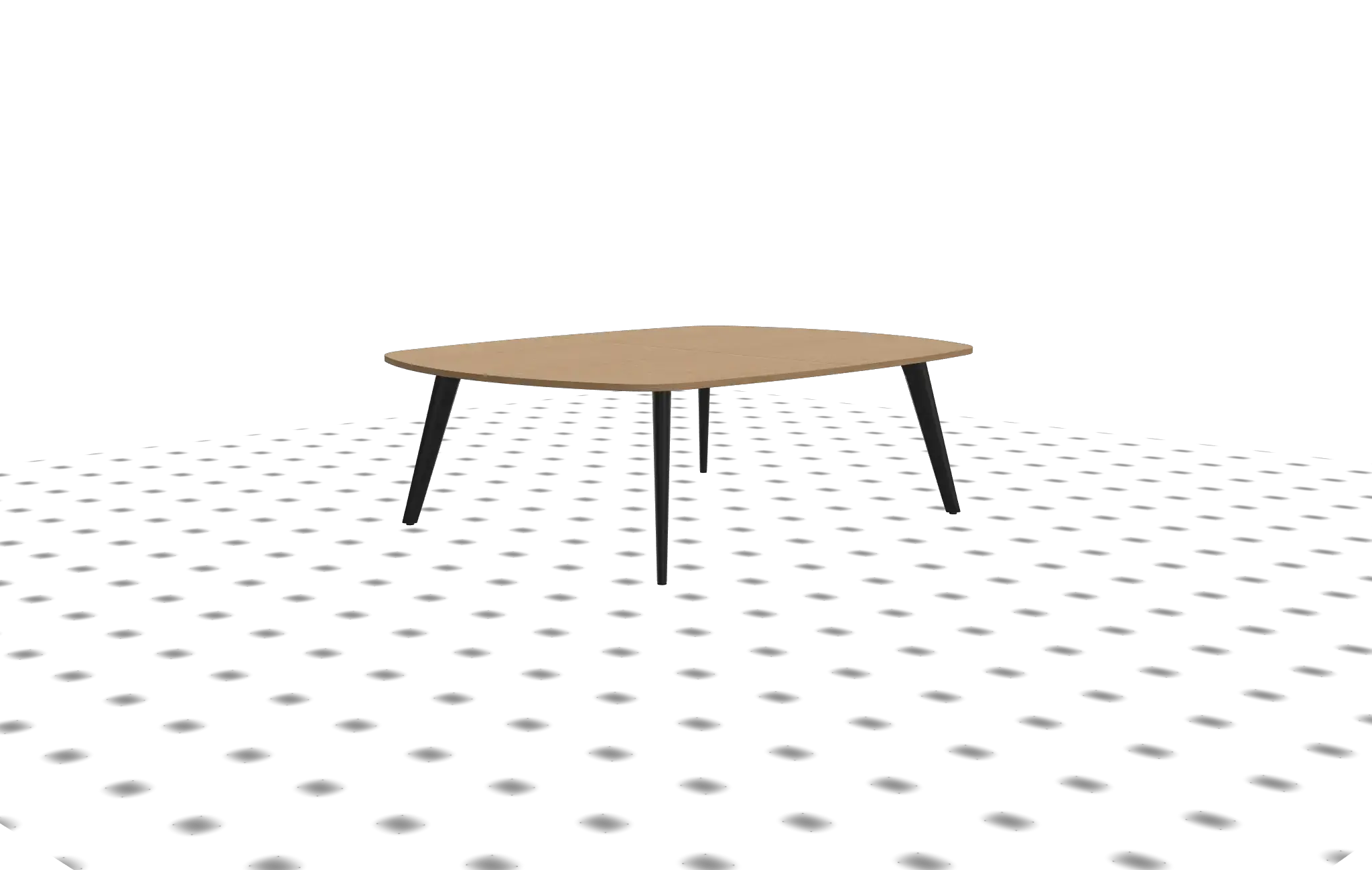 PLBMT2418 Pailo Boat Shaped Project Table - 2400mm x 1850mm