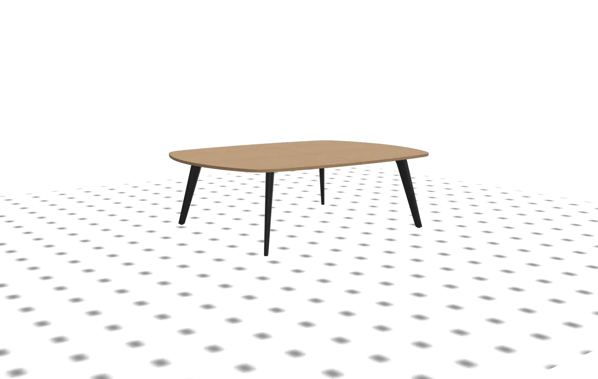 PLBMT2418 Pailo Boat Shaped Project Table - 2400mm x 1850mm