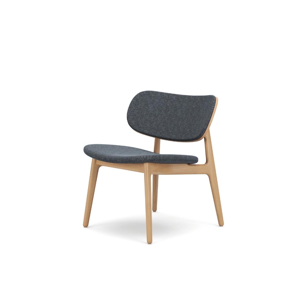 PLC012 PLC Lounge Chair with Upholstered Shell