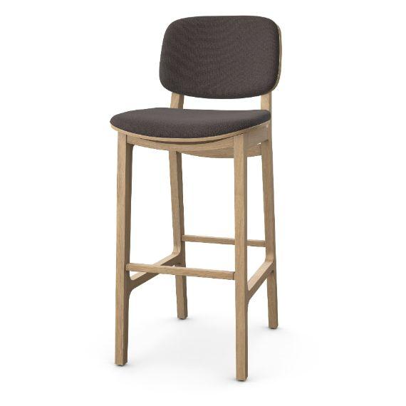 VERBAS Verge Stool with Upholstered Seat Pad