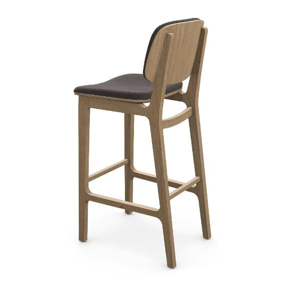 VERBAS Verge Stool with Upholstered Seat Pad