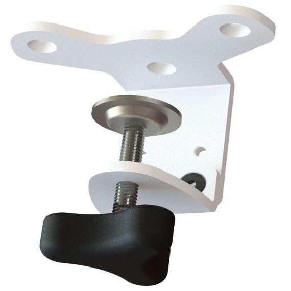 CMS2979S -  Ascend Multimount Quad Screen with Desk Clamp and Lateral Extension Plates 