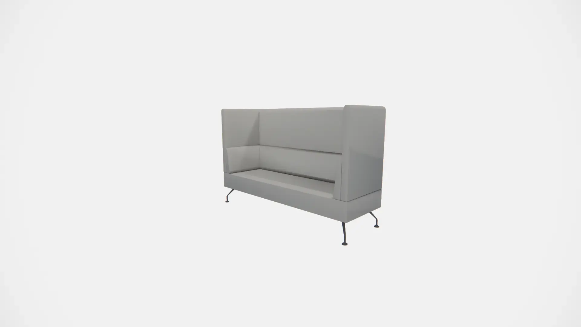 PR-30 HB - Perimeter High Back Enclosed Sofa Unit