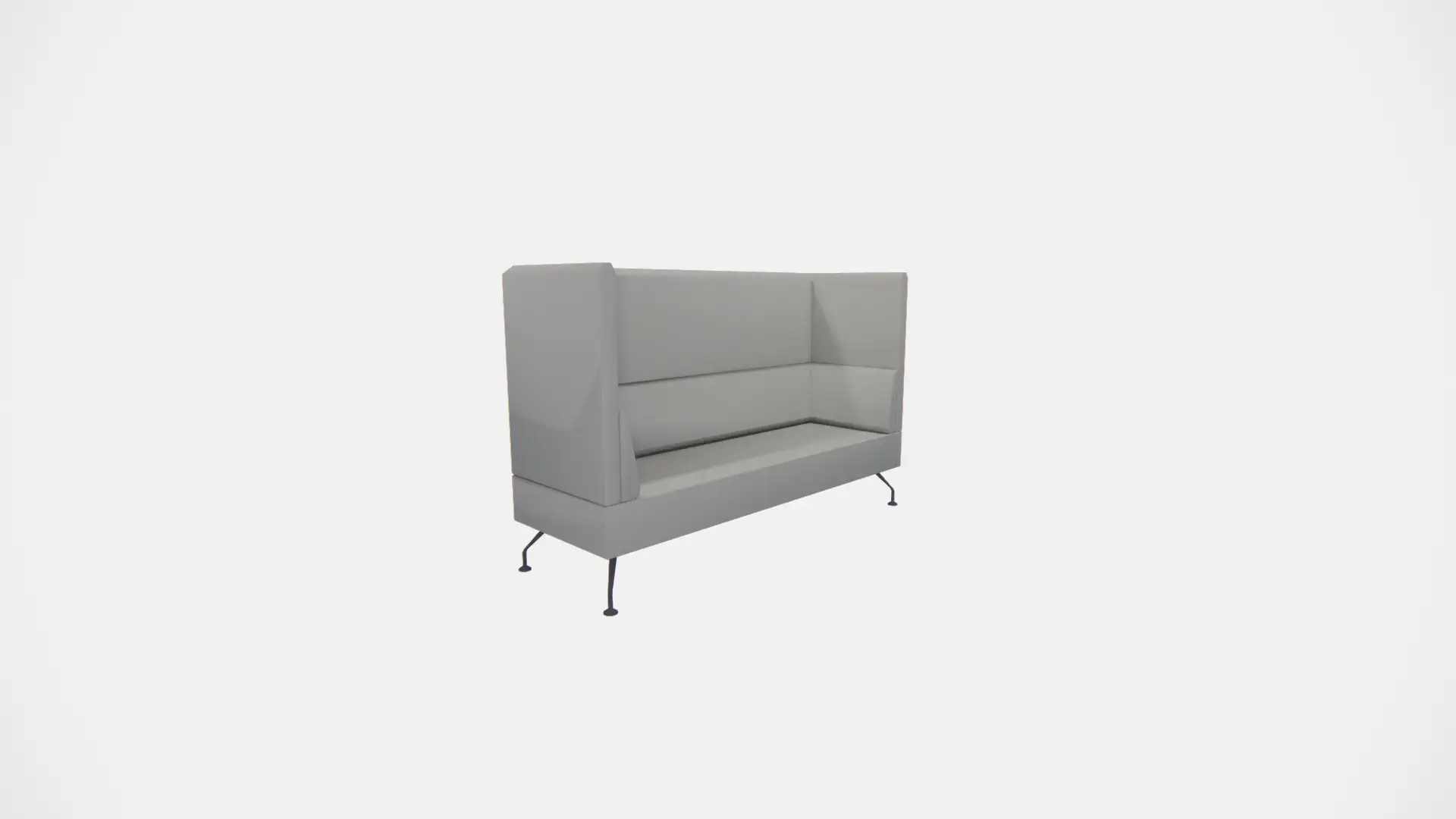 PR-30 HB - Perimeter High Back Enclosed Sofa Unit