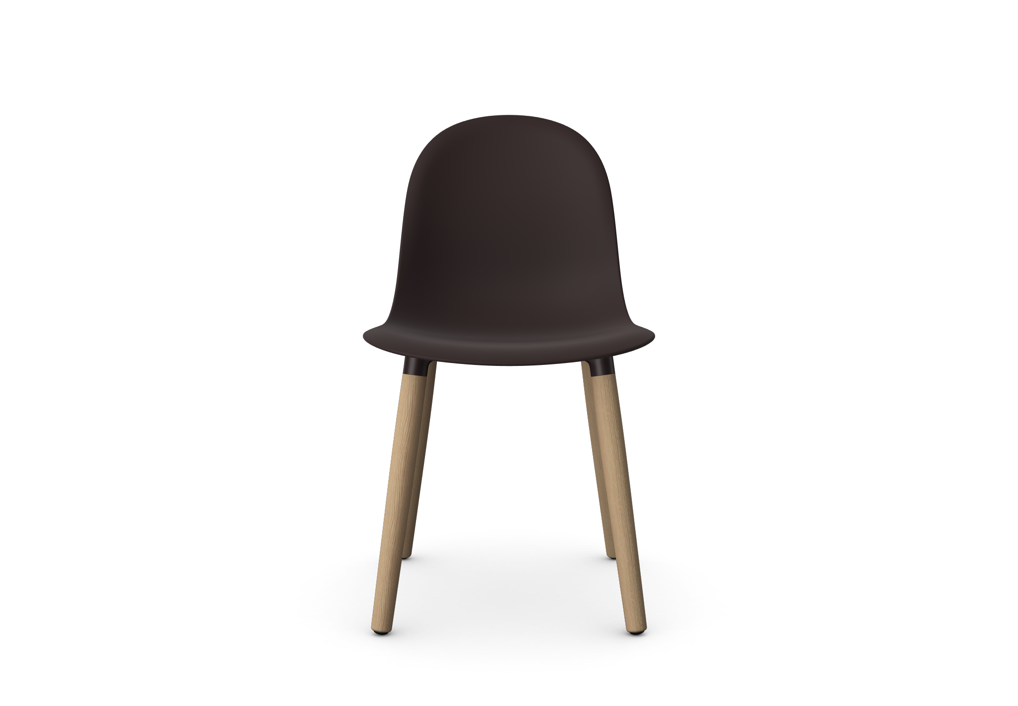 KIN103 - Kin Side Chair, Wood Legs