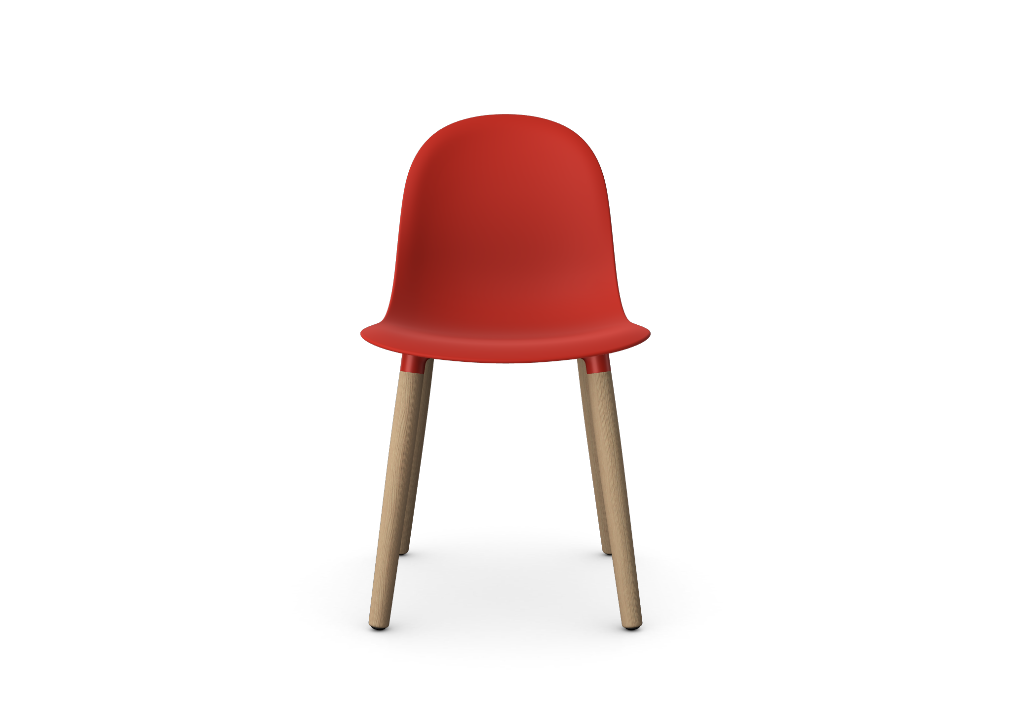 KIN103 - Kin Side Chair, Wood Legs