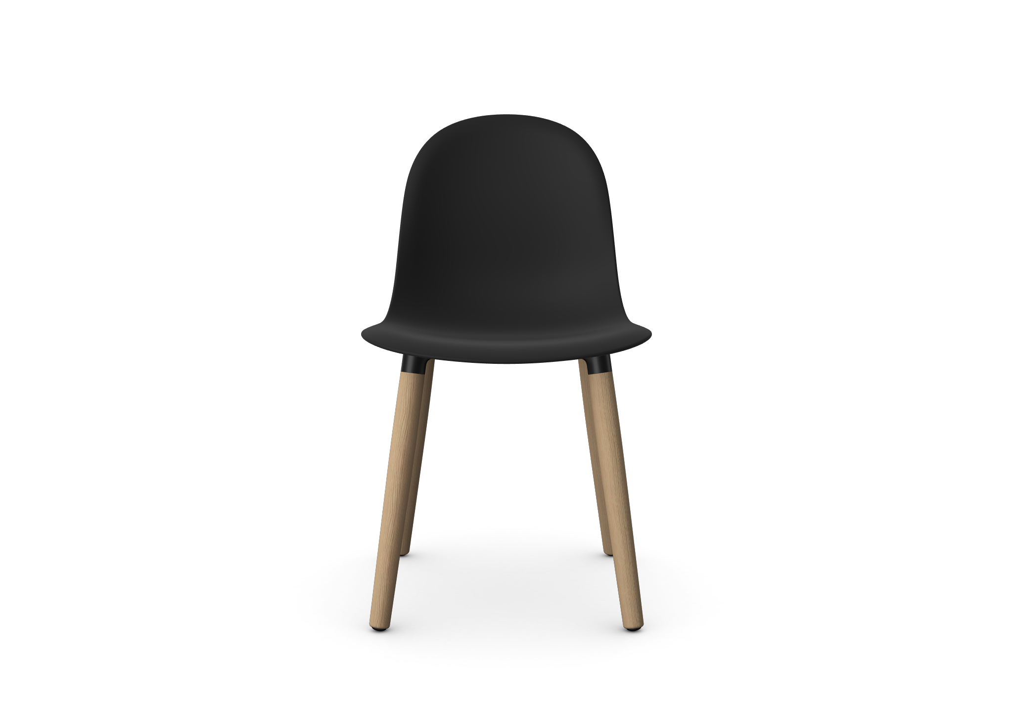 KIN103 - Kin Side Chair, Wood Legs