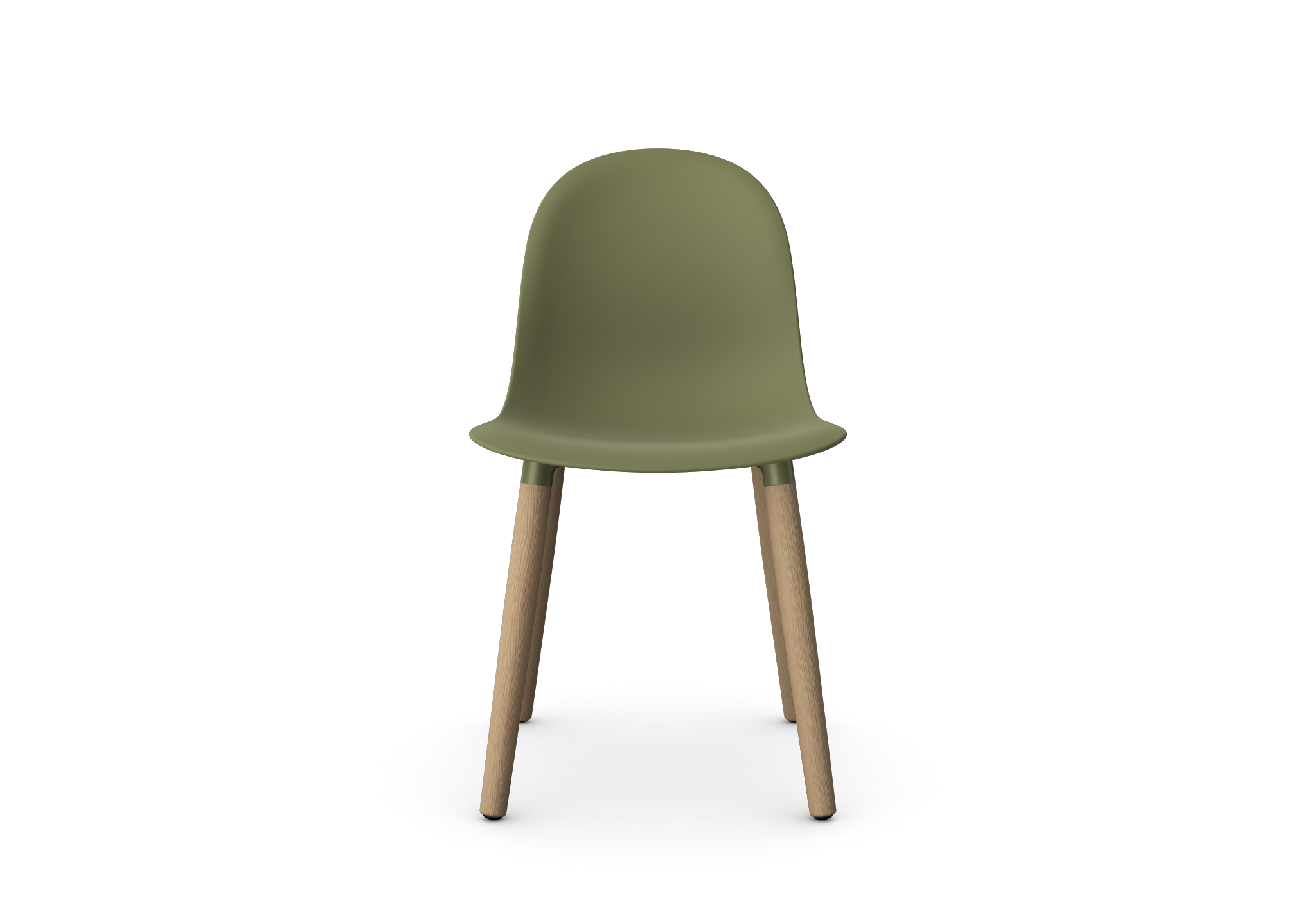 KIN103 - Kin Side Chair, Wood Legs