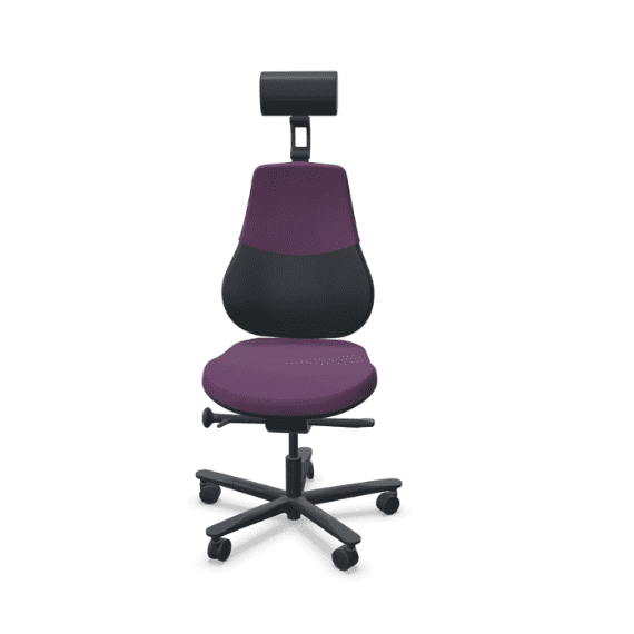 FLO - HBH - Highback Swivel Ergonomic Task Chair With Headrest