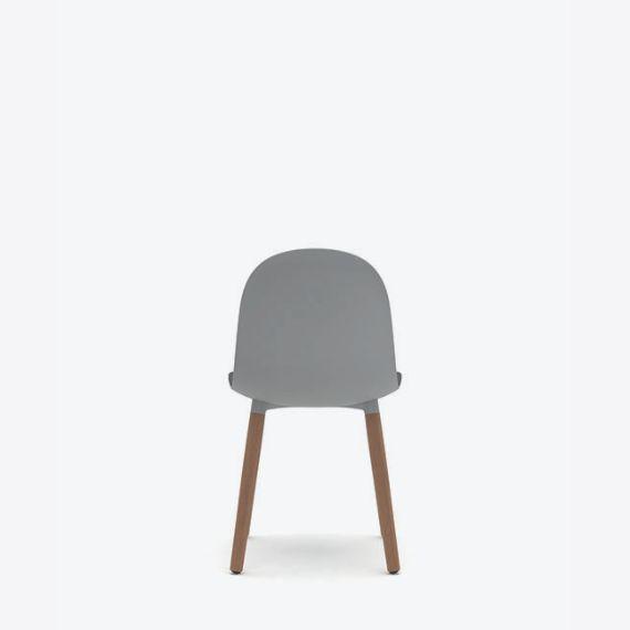 KIN103U1 - Kin Side Chair, Wood Legs with Upholstered Seat Pad*