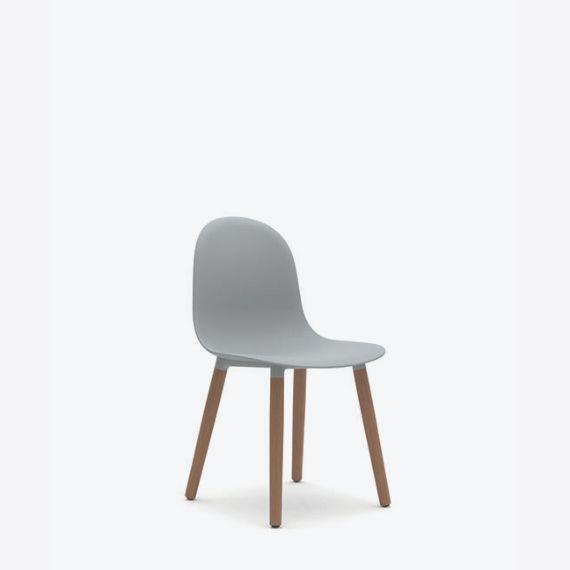KIN103 - Kin Side Chair, Wood Legs*