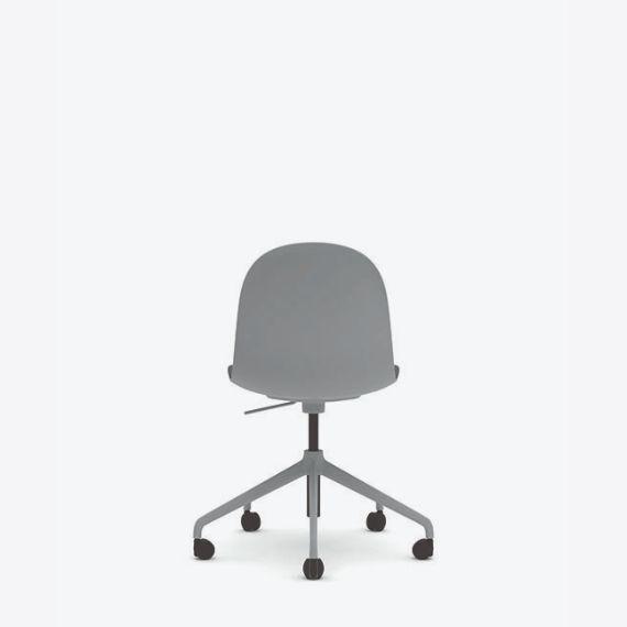 KIN105U1 - Kin Side Chair, 5 Star Swivel Base with Upholstered Seat Pad