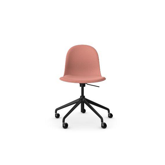 KIN105U3 Kin Side Chair With 5 Star Swivel Base, Upholstered Shell