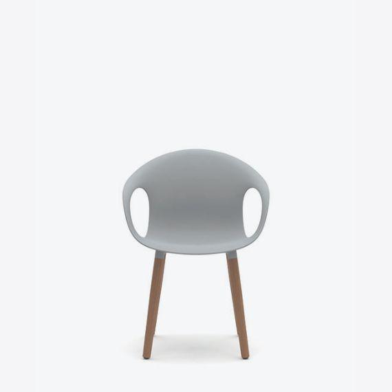 KIN203 - Kin Arm Chair, Wood Legs*