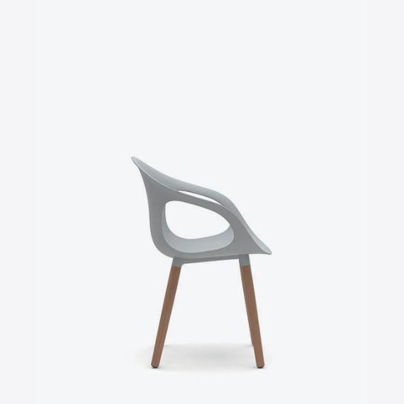 KIN203 - Kin Arm Chair, Wood Legs*