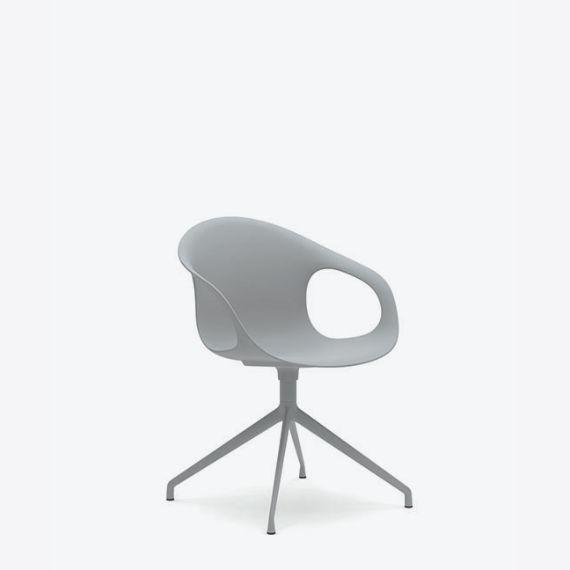 KIN204 Kin Arm Chair With 4 Star Swivel Base