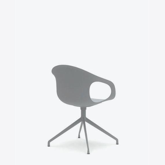 KIN204 Kin Arm Chair With 4 Star Swivel Base