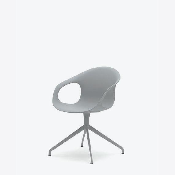 KIN204 Kin Arm Chair With 4 Star Swivel Base