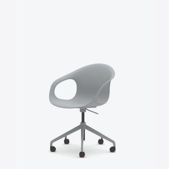 KIN205  - Kin Arm Chair, 5 Star Swivel Base