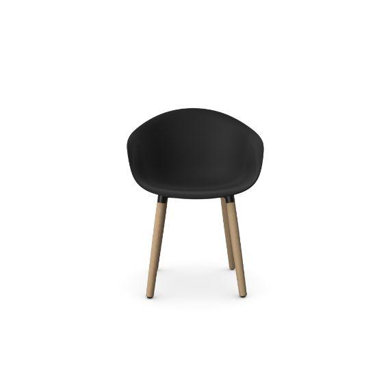 KIN303 Kin Tub Chair With Wooden Legs