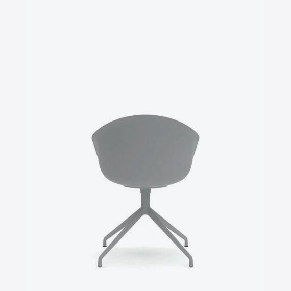 KIN304U1 Kin Tub  Chair With 4 Star Swivel Base, Upholstered Seat Pad