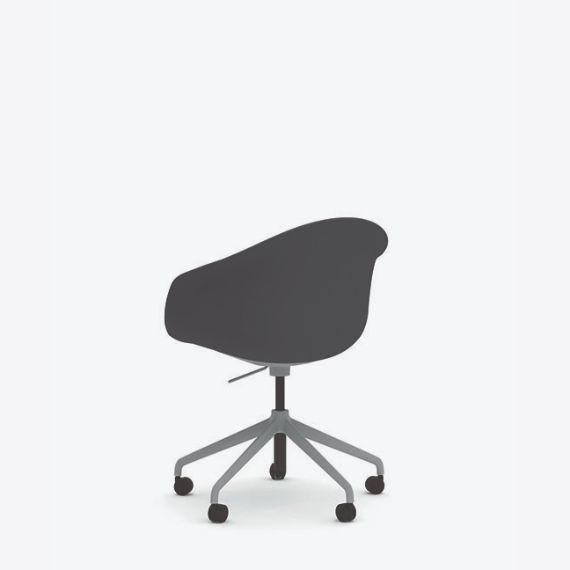 KIN305U3 - Kin Tub Chair, 5 Star Swivel Base with Fully Upholstered Shell