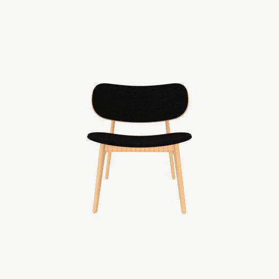 PLC012 PLC Lounge Chair with Upholstered Shell